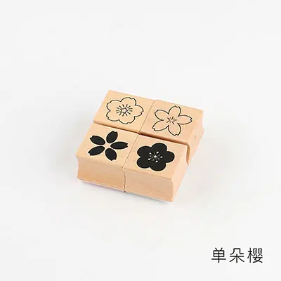 A3 Серия Cherry blossom Деревянный штамп DIY Ремесло Деревянные и резиновые штампы для скрапбукинга канцелярские товары Скрапбукинг Стандартный штамп - Цвет: A3