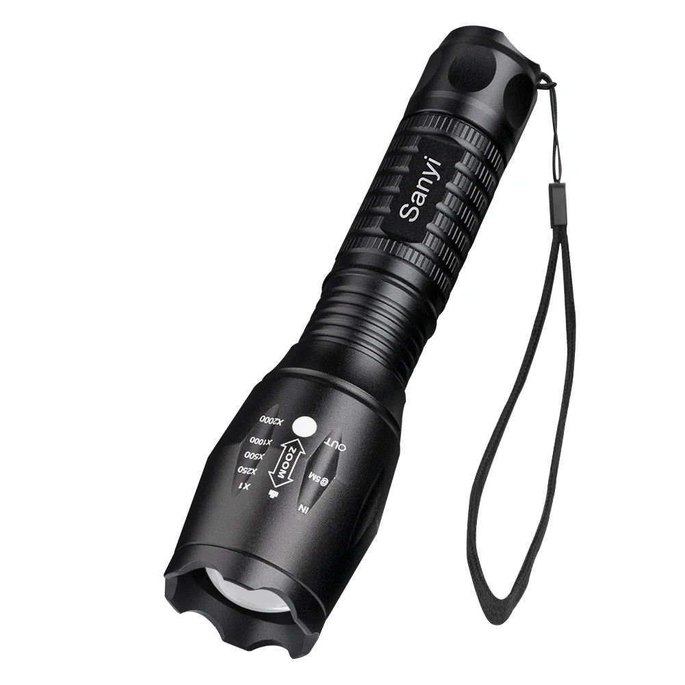 Зеленый Акционный набор T6 светодиодный тактический фонарик 18650 Zoom Focus Факел+ мини-фонарик портативный фонарь Водонепроницаемый Карманный фонарик AAA - Испускаемый цвет: Зеленый