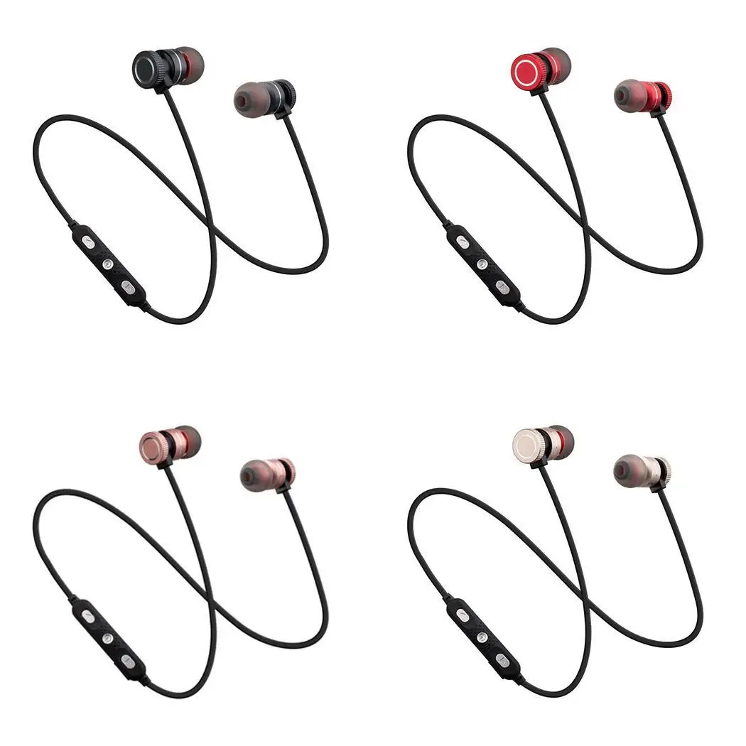 Магнитная музыка Bluetooth 4 2 наушники для спорта бега Беспроводная bluetooth-гарнитура с