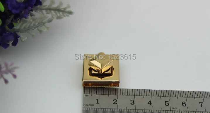 Фурнитура для чемоданов аксессуары золотой литой твист замок t riangle сумка