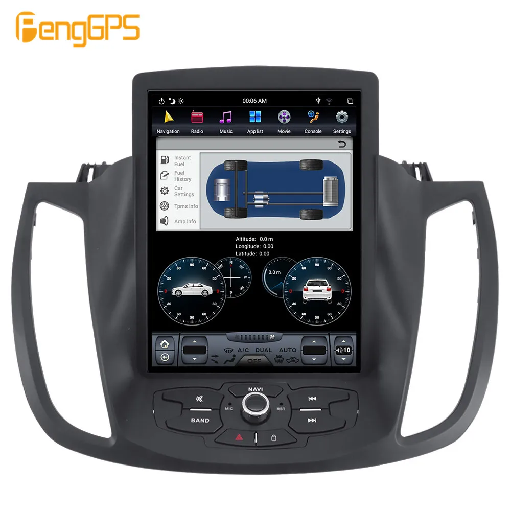 Автомобильный мультимедийный плеер для Ford Kuga C max Escape Android радио аудио стерео PX6