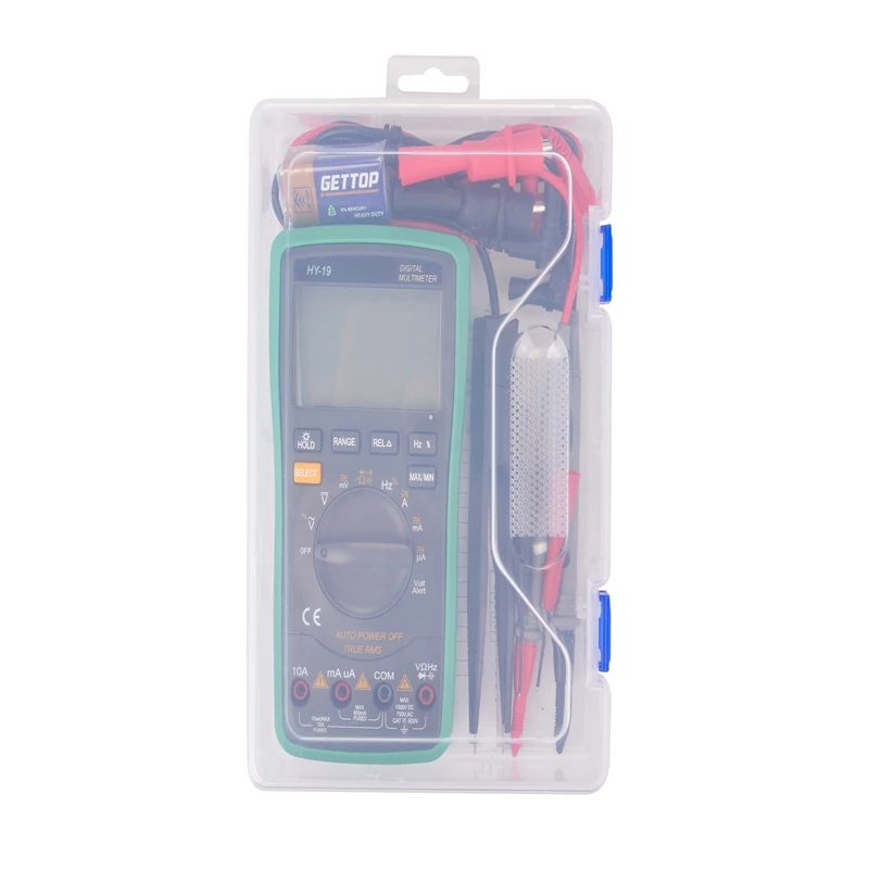 Автоматический цифровой мультиметр Handskit 117C с клипсами аллигатора щупы SMD тестер