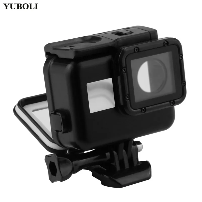 YUBOLI водонепроницаемый корпус чехол для Gopro Hero 5+ задняя крышка с сенсорным экраном для Gopro Go pro Hero 5 Gopro5 черная Экшн-камера