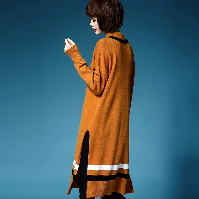 Полосатый новые 2016 женщины теплый трикотажные гольфы все матч свободные