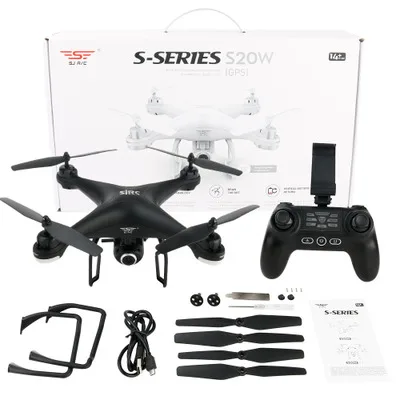 SJ R/C S20W GPS Drone с Wi-Fi FPV HD Camra 720P 1080P RC Quadcopter Вертолет дистанционным управлением |