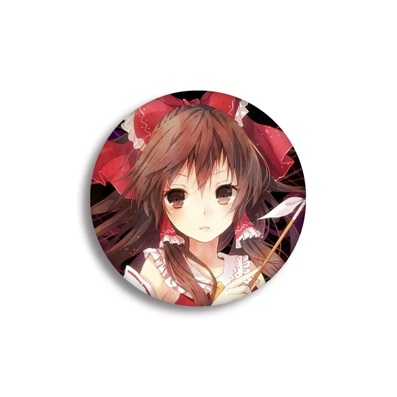 Аниме Touhou проект значок косплея японский мультфильм проект Shrine Maiden металлическая фигурка Konpaku Youmu броши на булавке - Цвет: 8