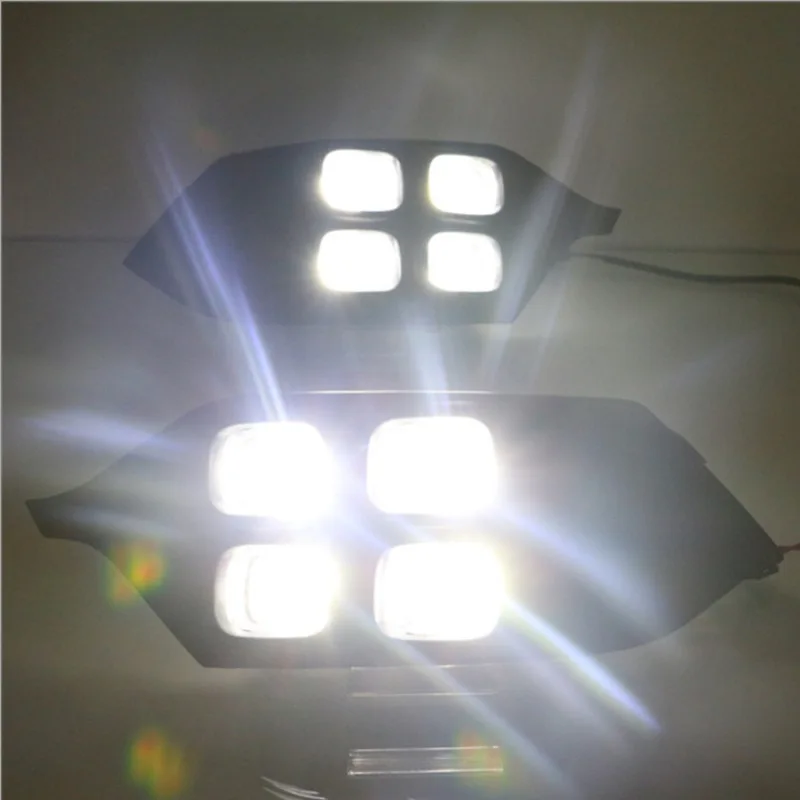 Car Daytime Running Light Abs 12V Led Drl For Mitsubishi Pajero Sport 2016 2017 | Автомобили и мотоциклы