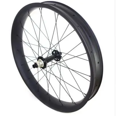 Бескамерные колеса 26ER Fat bike карбоновые 80 мм совместимы с клинчерными втулками