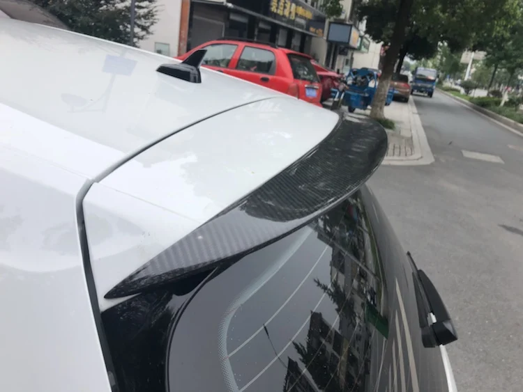 Углеродное волокно Неокрашенный задний спойлер на крышу для Volkswagen VW Golf 7 VII MK7 Стандартный Non-R Non-GTI 14-17 O стиль