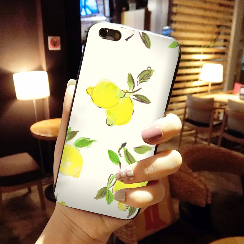 MaiYaCa фрукты свежий лимон красочные милые аксессуары для телефона чехол iPhone 8 7 6 6S
