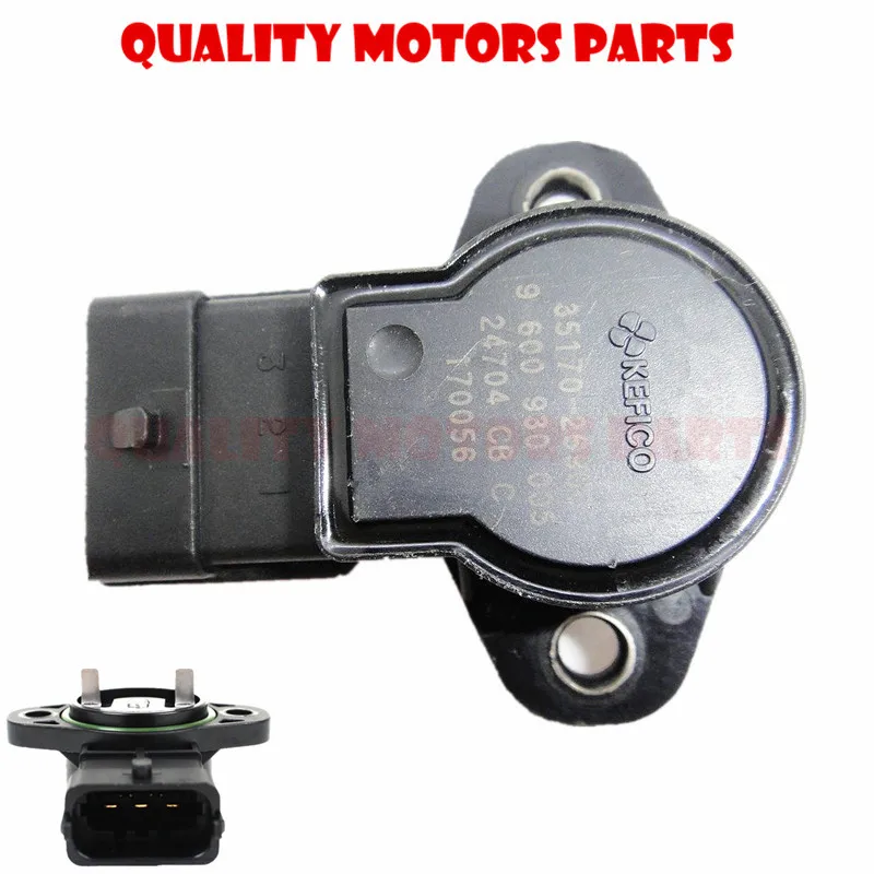 Подлинный Датчик положения дроссельной заслонки для 06 11 Hyundai Accent Kia Rio OEM 3517026900 35170