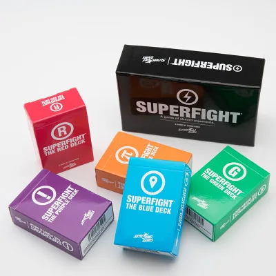 Superfight Супер битва анти человеческий карточная игра Карта мозговой остаточной