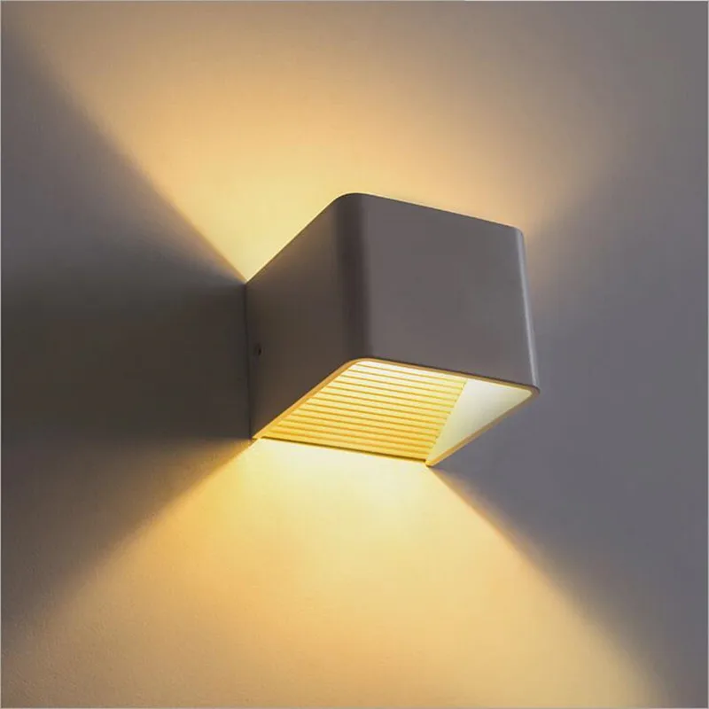 Светодиодная настенная лампа с регулируемой яркостью 10 Вт 15 265 в|aluminium wall light|led