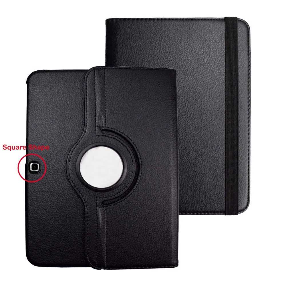 Sm T530 T531 T535 вращающийся Многофункциональный ангелы Flip смарт-чехол для Samsung Galaxy Tab 4 10,1 Смарт кожаный чехол с сна& бодрствовать