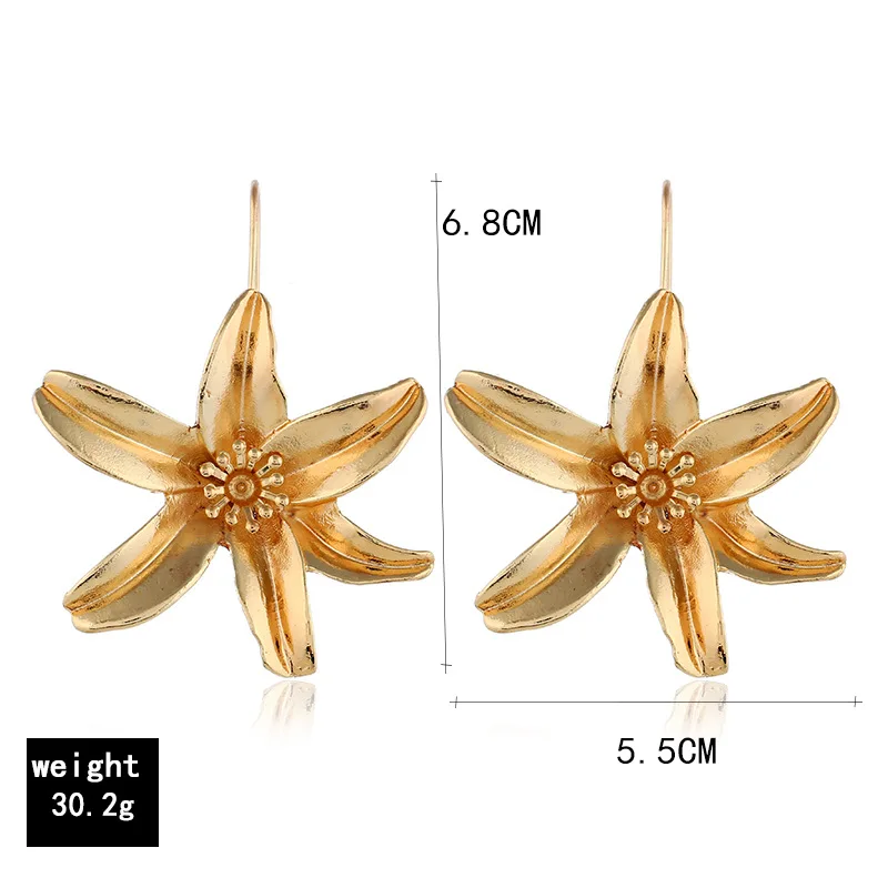 2019 элегантные серьги в форме цветка из сплава новые модные корейские