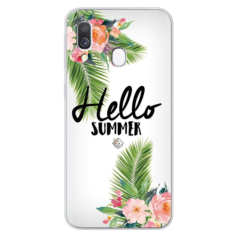 bdhello Роскошный чехол с цветами для samsung Galaxy A40 A30 A50 A70 A60 A10 чехол модный силиконовый мягкий чехол из ТПУ чехол для телефона чехол s Capa Funda - Цвет: bdhello