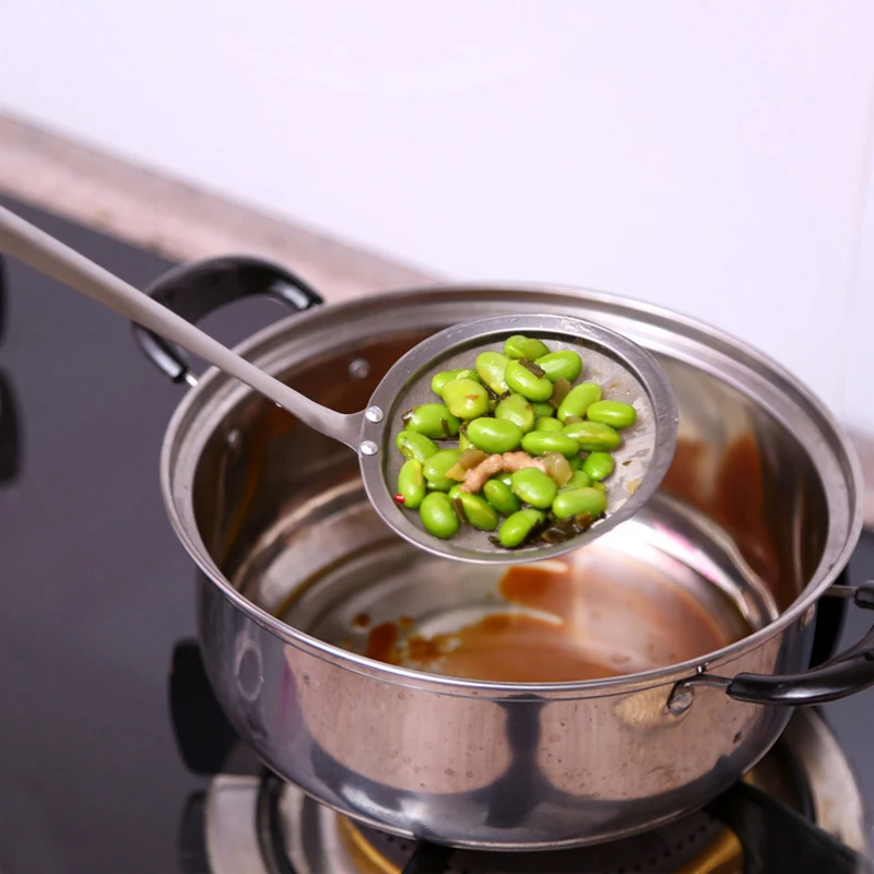 Новинка нержавеющая сталь сетка воронка для кухни тонкая дуршлаг овощей сито