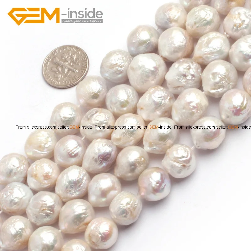 Круглые жемчужные шарики для изготовления ювелирных изделий пресноводного