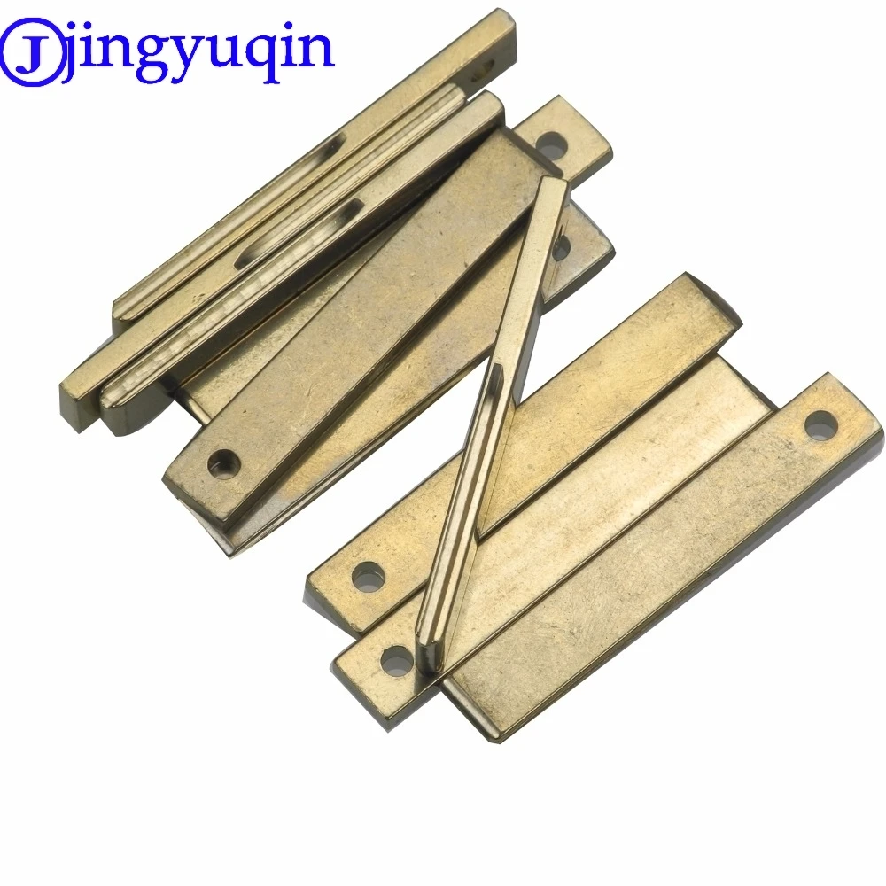 Jingyuqin 10 шт./лот автомобильный пульт HU83 пустой ключ Замена невырезанное лезвие с пазом сбоку для peugeot 307 Citroen автомобильный ключ