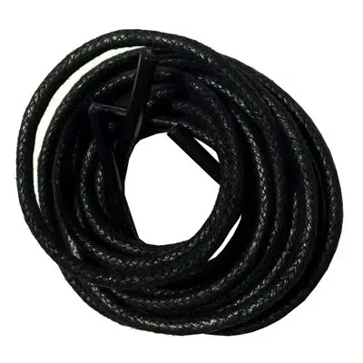 NO 2 black Круглые Вощеные шнурки для Оксфордского платья, парусиновые шнурки для кроссовок, шнурки для обуви унисекс, 3 мм, разная длина на выбор - Цвет: NO 2 black