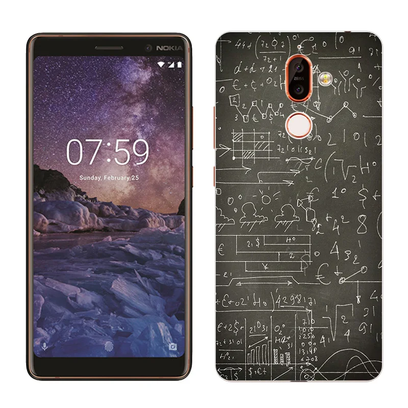 Для Nokia 7 Plus чехол для телефона прозрачный мягкий TPU Nokia7 силиконовый