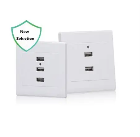 110 v-250 V USB настенная розетка электрические настенные Зарядное устройство док-станции разъем постоянного тока 2/3/4/6 портов USB 5V 3.1A Мощность адаптер штепсельной вилки