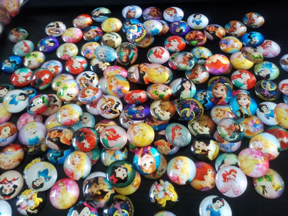 Кавайный кабошон микс принцесса фигурка плоские изделия с плоской обратной