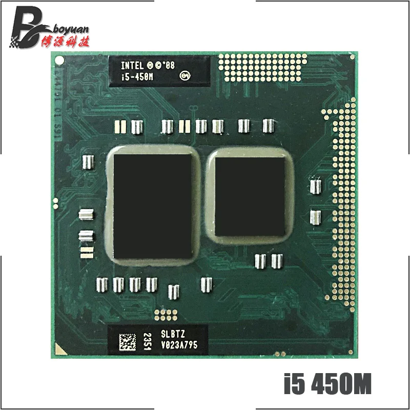 Процессор Intel Core i5 450M SLBTZ 2 4 ГГц двухъядерный четырехъядерный процессор 3 Вт 35