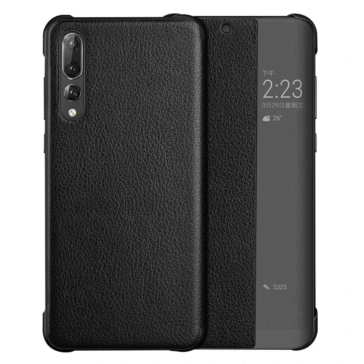 Умный флип-чехол для huawei P20 Pro, чехол для huawei P20, Роскошный чехол из натуральной кожи, Официальный чехол Huwei P20 P20pro, чехлы