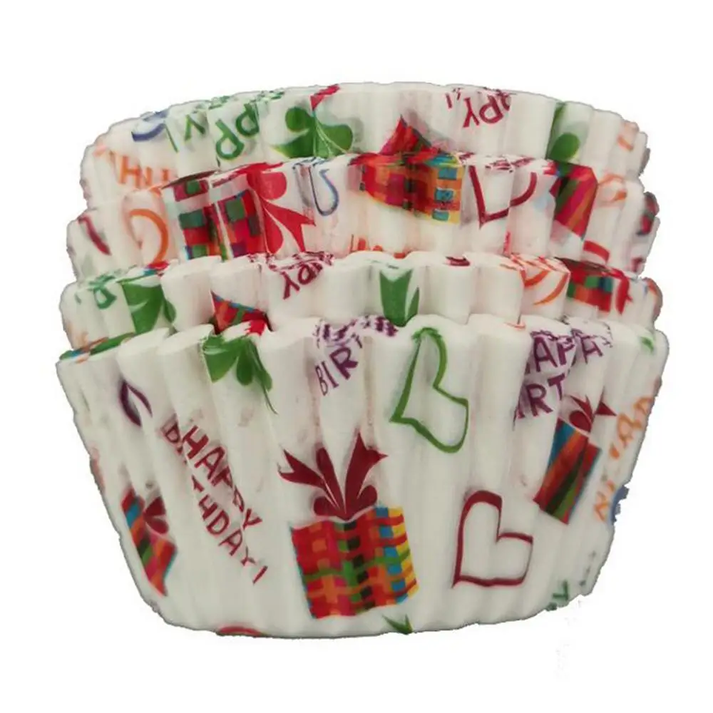 100 шт. бумажный стакан для торта капкейки вкладыши маффинов кухонная выпечка
