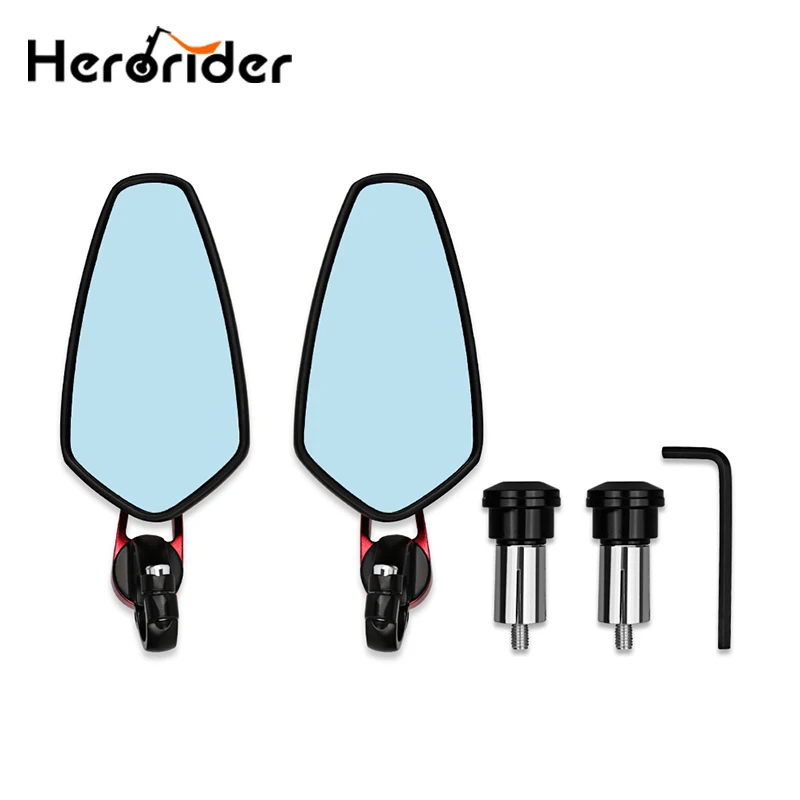 

2Pcs/Pair Motorcycle Motorbike Scooters Mirror Motor Motorbike Rearview Side mirror 7/8" 22mm handle bar Rearview Side Mirror