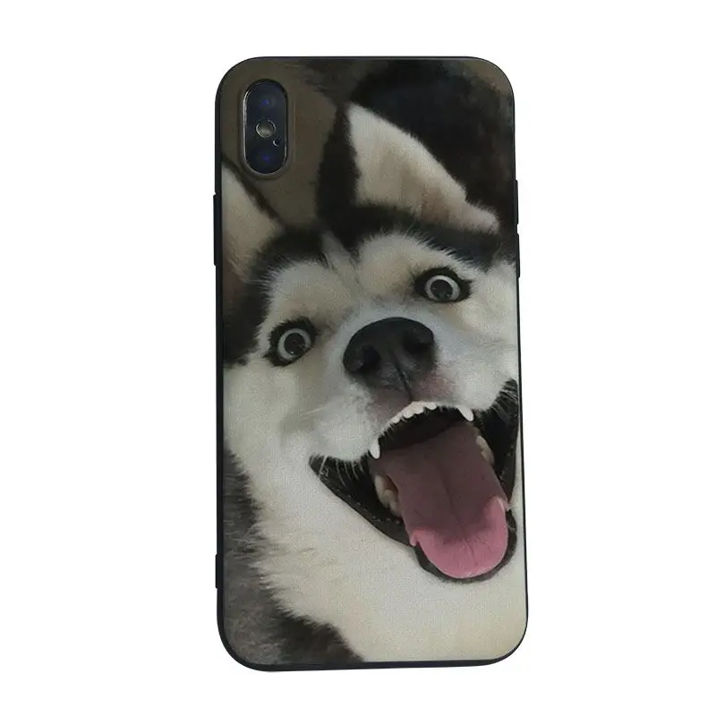 Милый чехол для телефона Yinuoda Husky для iPhone11 Pro Max 8 8plus 7 7plus 6 6plus 5 5S 5c SE Чехол для мобильного телефона