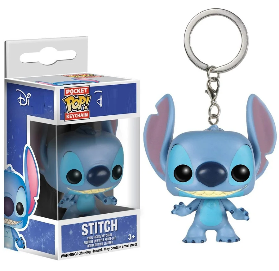 Stitch Карманный брелок игрушка Dragon Ball Сон Гоку Вегета Наруто один кусок виниловые фигурки странные вещи Рик и Морти Карманный Брелок-открывалка - Цвет: Stitch