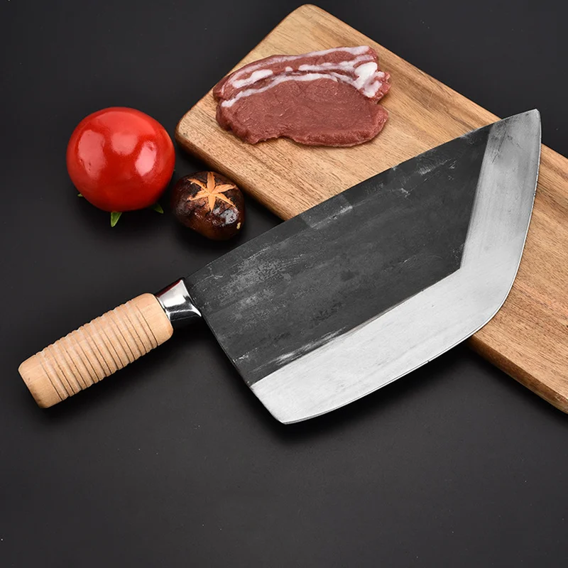 Кухонный нож из нержавеющей стали кованый свиной разделочный Мясник