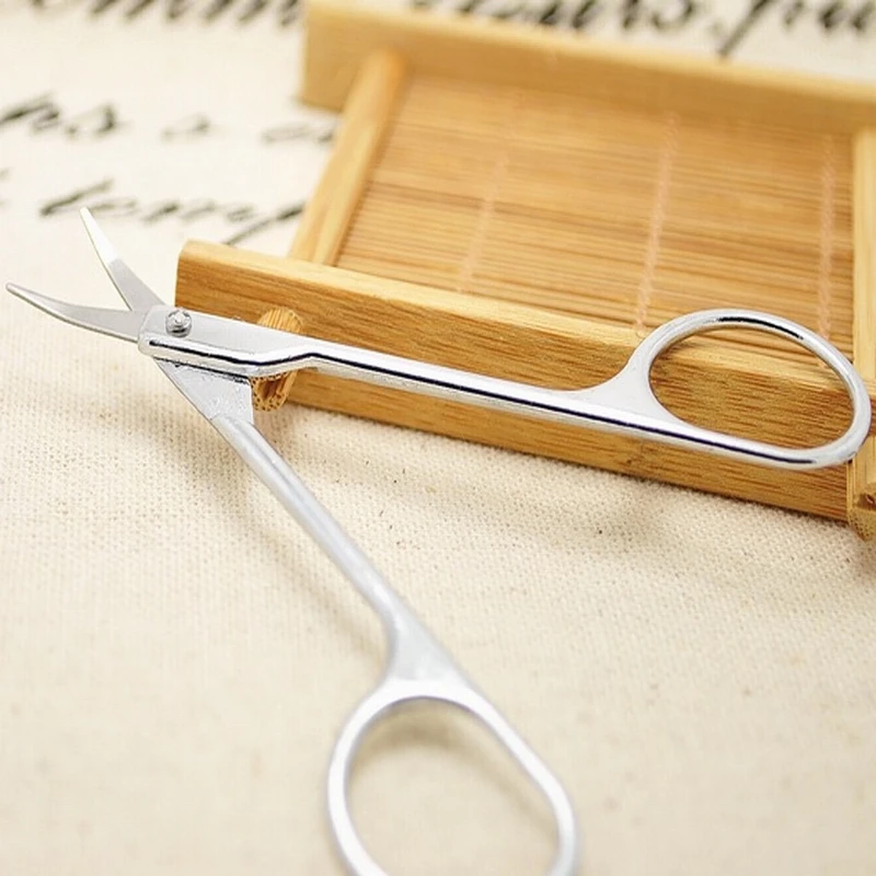 1 шт. красивые высококачественные ножницы для бровей из углеродистой стали