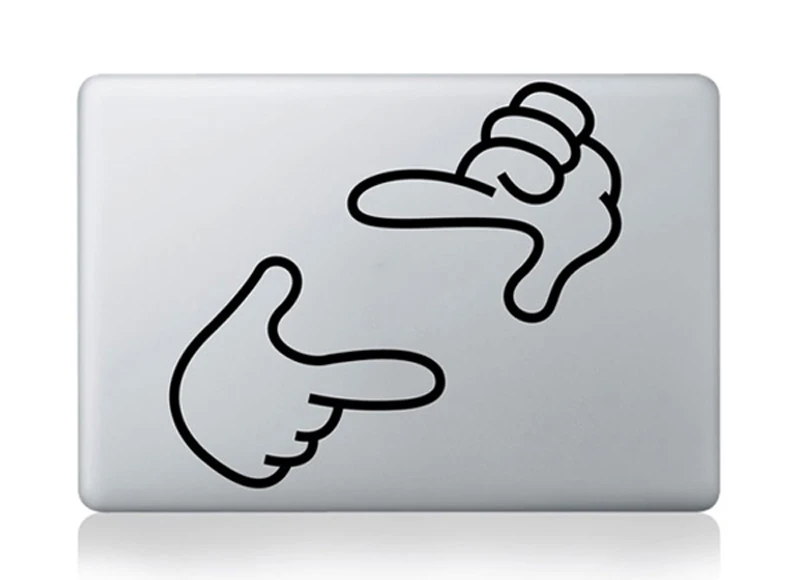 Забавный поцелуй рыбок, частичная наклейка для ноутбука Macbook Pro Air retina 13 15 11 12 MAC, винил, ПК, блокнот, наклейка на компьютер