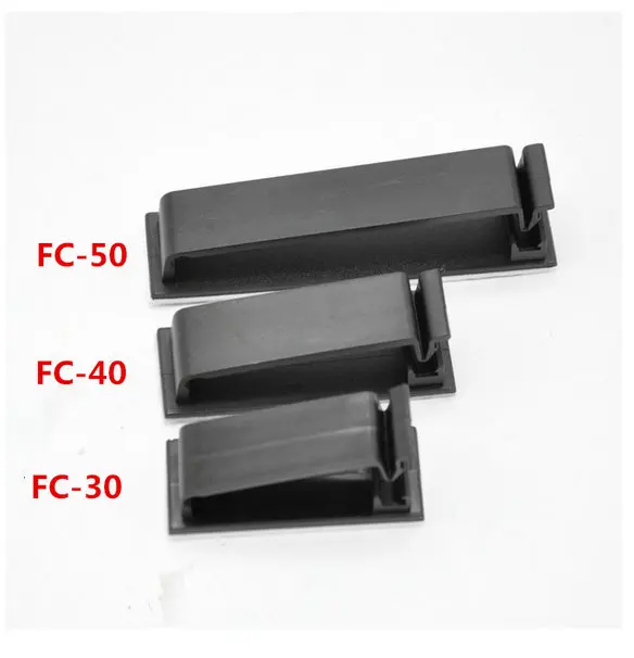 3 размера черный пластиковый самоклеящийся кабель|holder plate|holder sleeveholder wire |