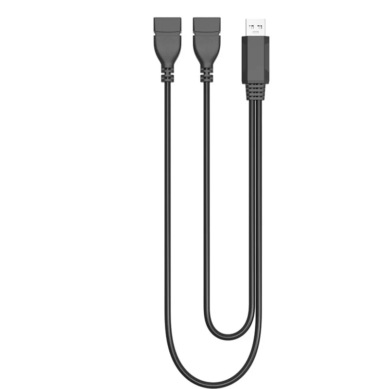 Uverbon Быстрый USB2.0 УДЛИНИТЕЛЬ Мужской до 2 Женский кабель для синхронизации данных кабель для зарядки USB разветвитель для ноутбука настольный компьютер, принтер жесткий диск