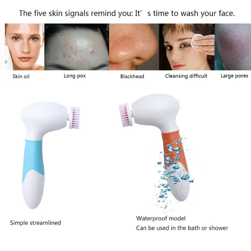 7-in-1 Electric Face Cleansing Brush Multifunction Facial Massager SPA Beauty Skin Care Device |