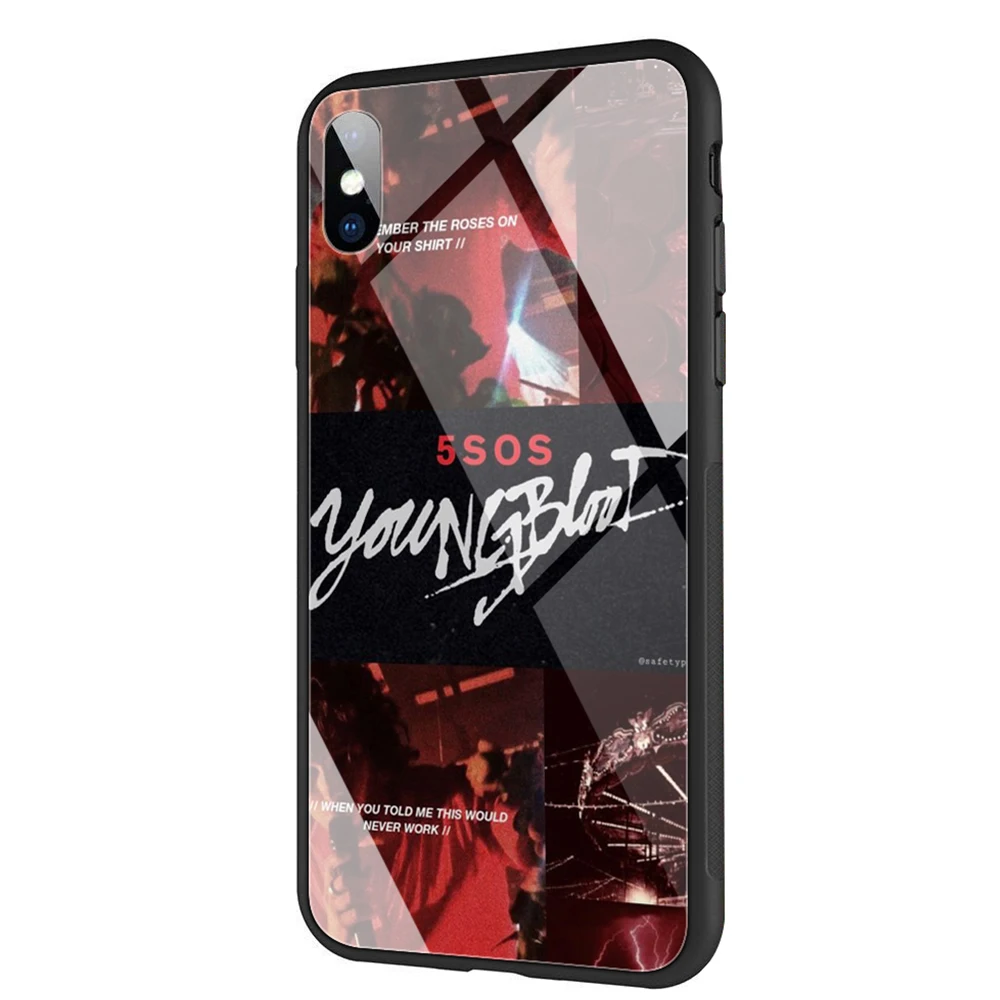 Lavaza 5sos Seconds of Summer Tempered glass TPU Case for iPhone XS Max XR X 8 7 6 6S Plus 5 5S SE | Мобильные телефоны и