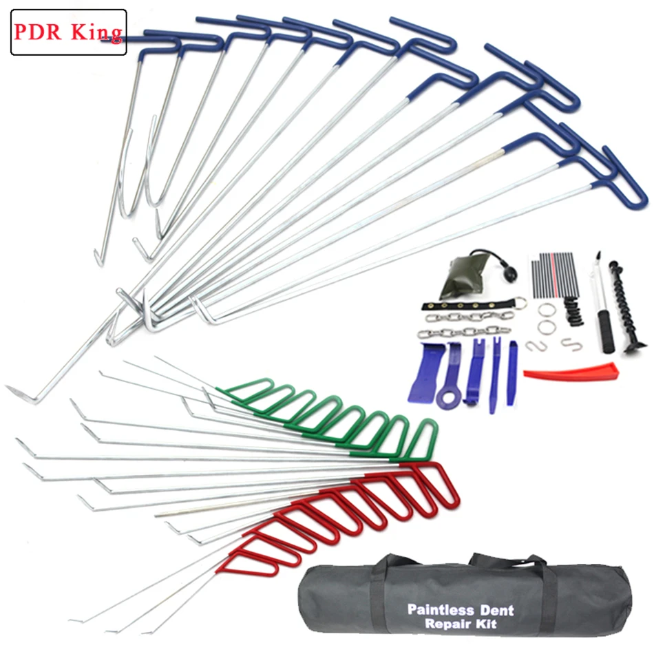 PDR KING инструменты для удаления вмятин крючки набор ремонта автомобиля