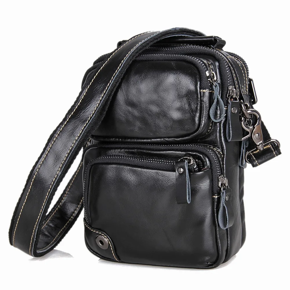 J.M.D High Quality Vintage Real Leather Men Messenger Bags Shoulder Bag For Boy 1010A | Багаж и сумки