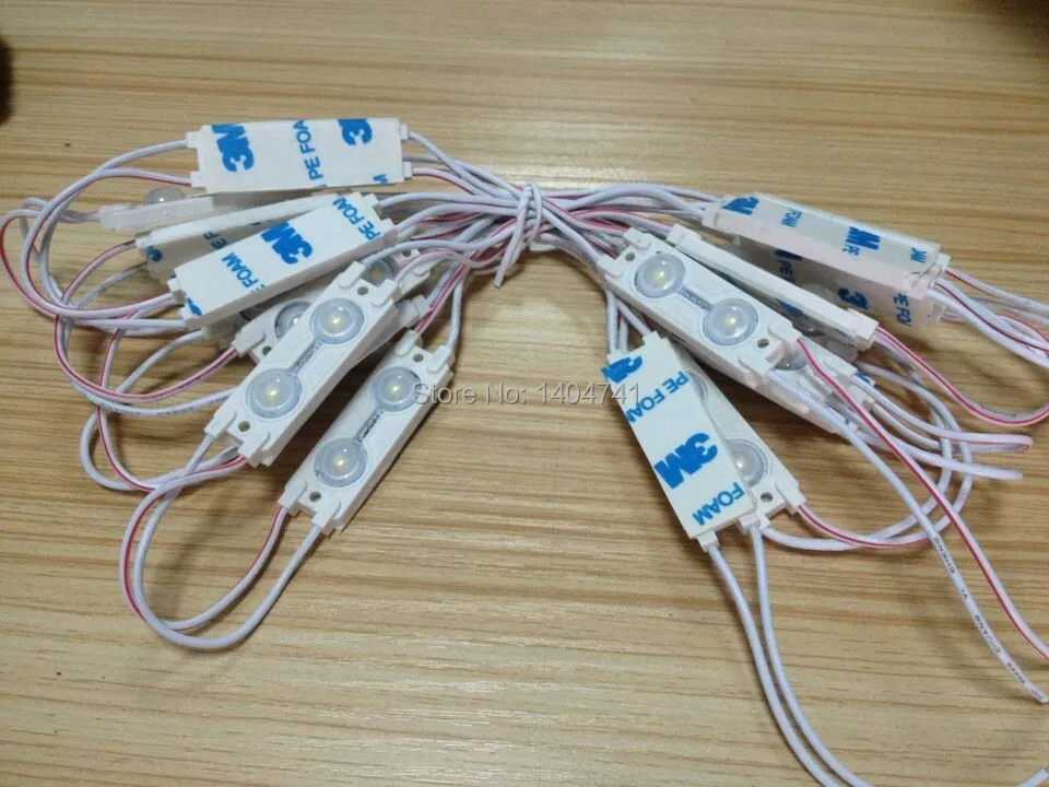 100 шт./лот 12VDC 0 48 Вт белый светодиодный модуль 5050 для буквенного знака UL одобренный