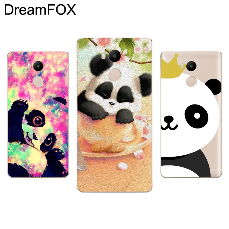 DREAMFOX M200 милое животное панда из мультфильма Мягкий силиконовый чехол ТПУ для Xiaomi
