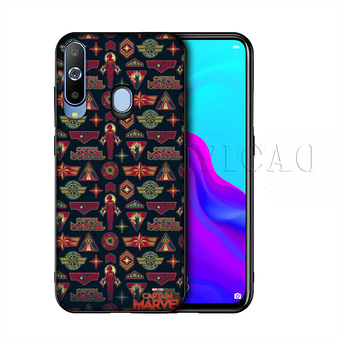 IYICAO Captain marvel Цветной силиконовый мягкий чехол для Samsung Galaxy A10 A30 A40 A50 A70 M10 M20 M30 |