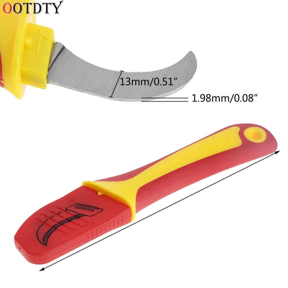 1 Pc Electrician Knife Cutting Off Tool Repairing Hook Plastic Handle Hand Tools | Инструменты