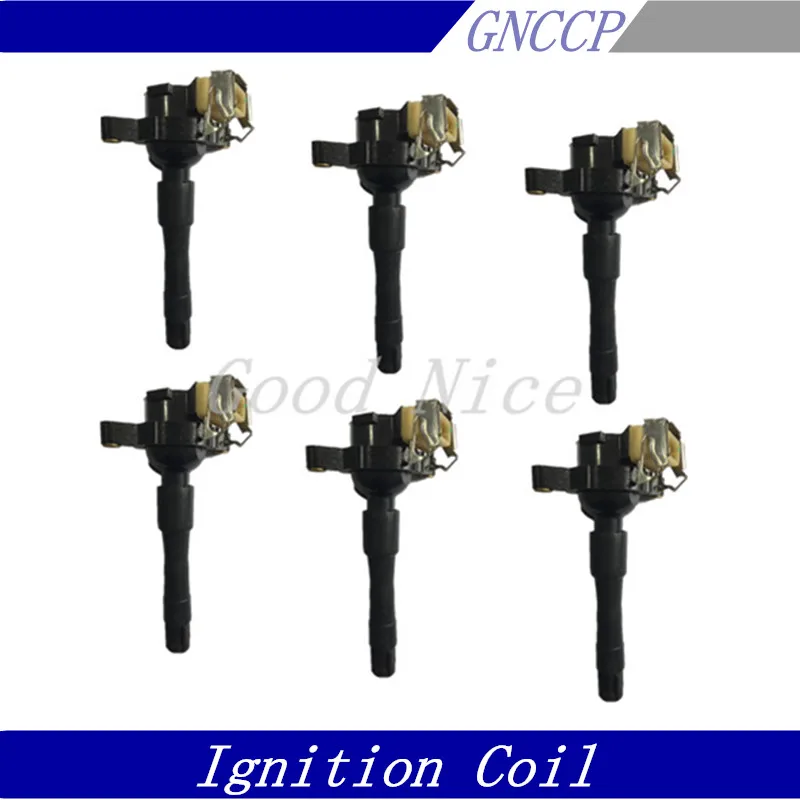 6 шт. Катушка зажигания для Land Rover freelander 2.5L 4.4L Range 45 75 мг ZS ZT NEC000040 NEC101010L NEC101000 LR022494