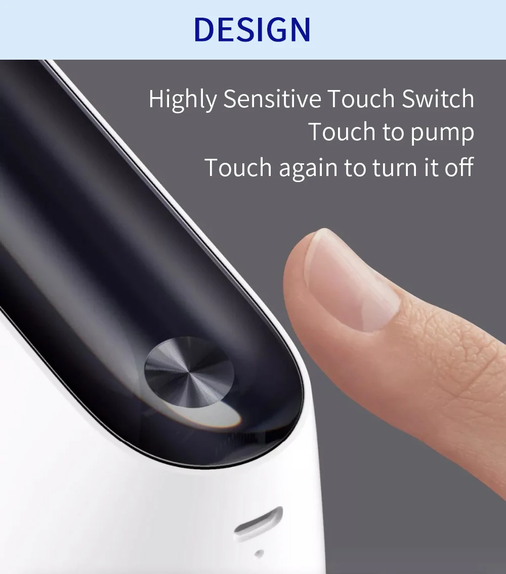 XIAOMI Mijia 3LIFE автоматический USB мини сенсорный выключатель водяной насос беспроводной Перезаряжаемый Электрический диспенсер водяной насос с usb-кабелем