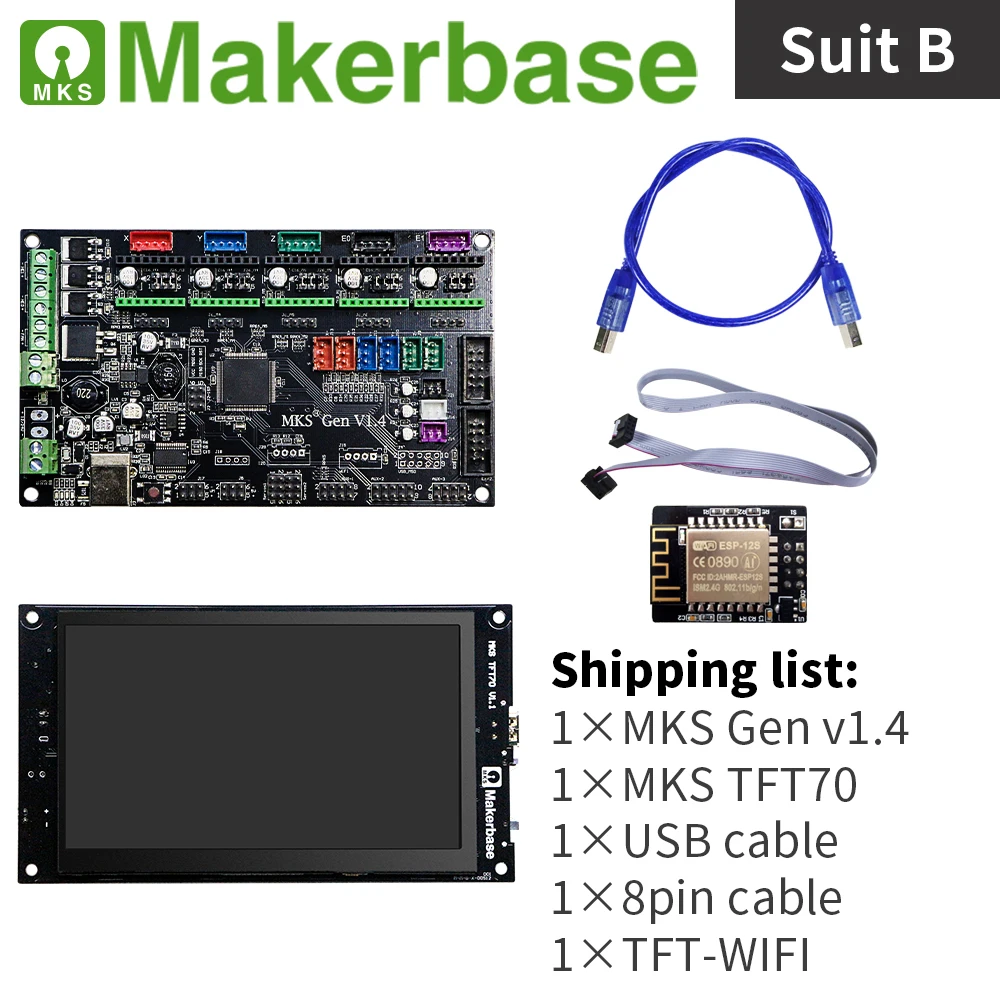 MKS Gen v1.4 и MKS TFT70 наборы для 3d принтеров, разработанные Makerbase