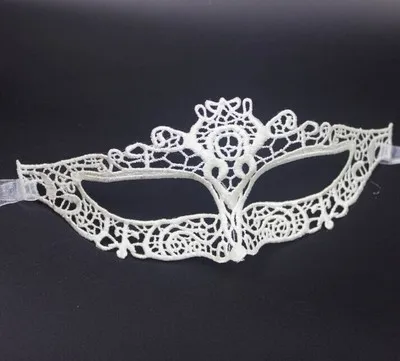 Маска кружевная черно-белая 1 шт. | Дом и сад